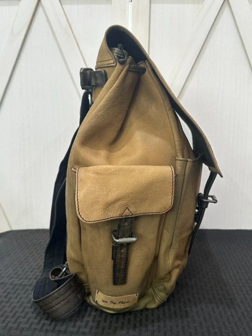 Free People We The Free Trailblazer Leather Backpack